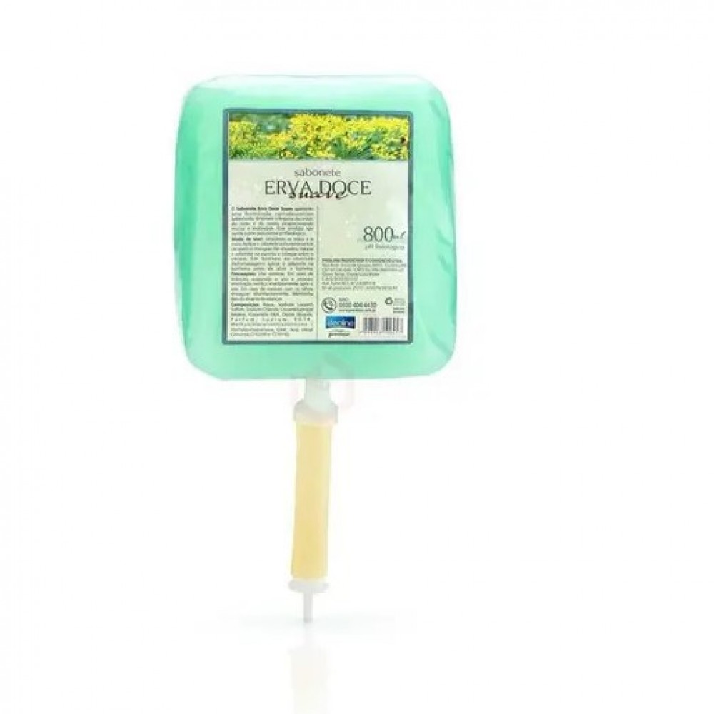 Sabonete líquido erva doce suave sache 800ml Premisse
