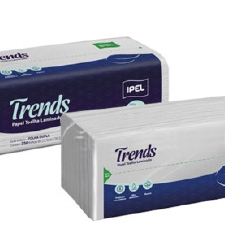 Papel Toalha Interfolha 2 Dobras Folha Dupla Ipel Trends