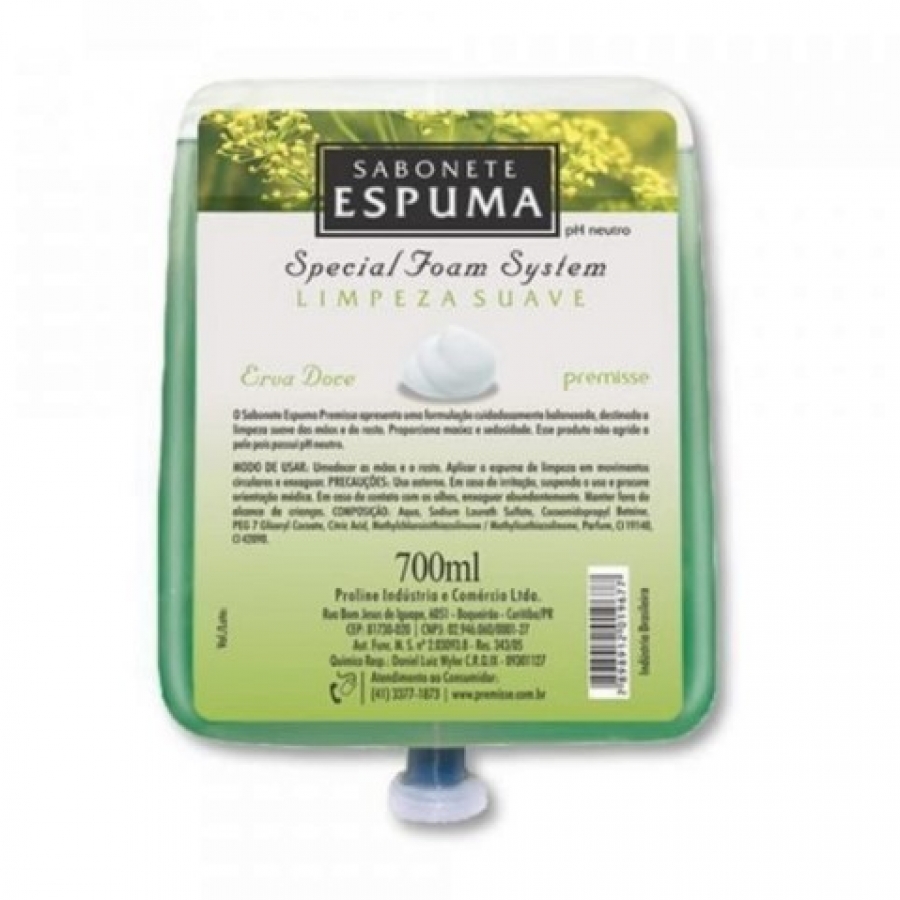 Sabonete espuma sache 700ml Premisse