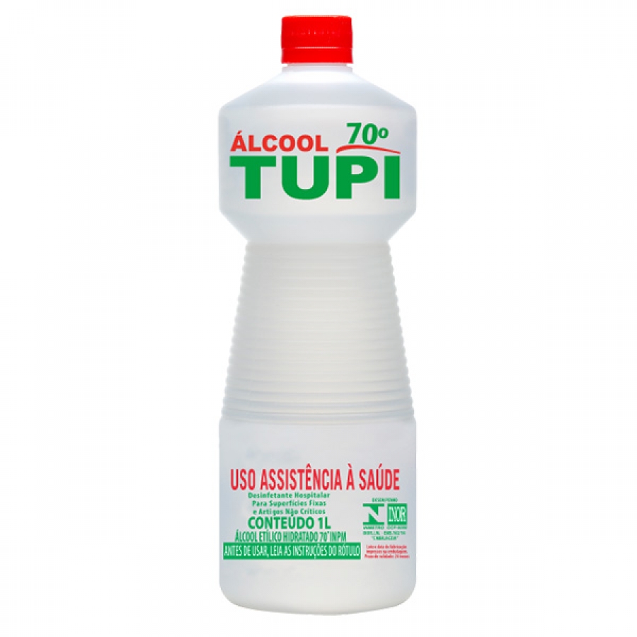 Álcool Líquido Tupi 70% 1 litro 